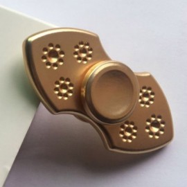 Flower Finger Gyro Novelty Stress Relief Toy Metal Fidget Spinner